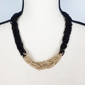 🎉Braided Multi Strand Beaded Necklace